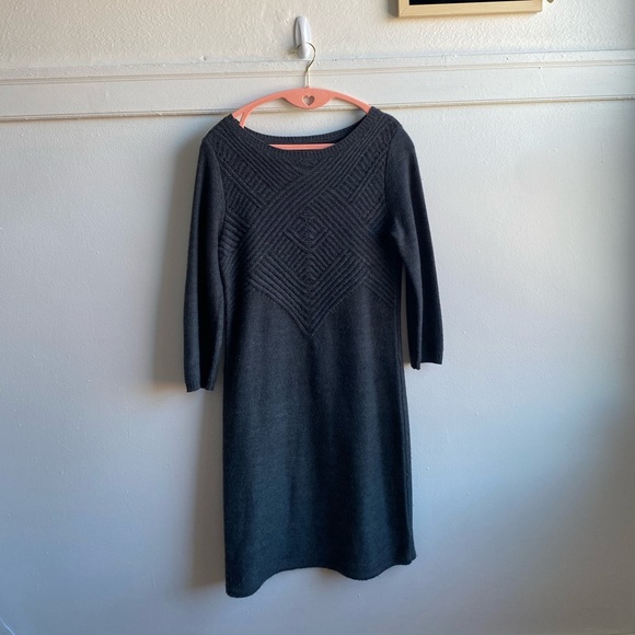 Mossimo Dark Grey Sweater Dress - Picture 3 of 5